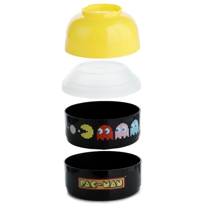 Pac-Man Stacked Round Bento Lunch Box