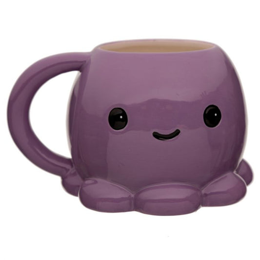 Adoramals Octopus Head Ceramic Shaped Mug