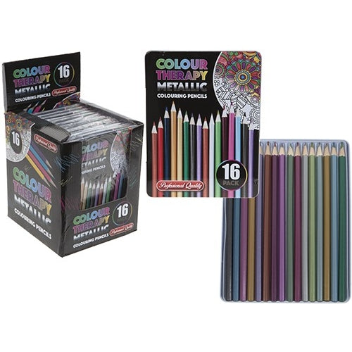 Colour Therapy Metallic Pencils