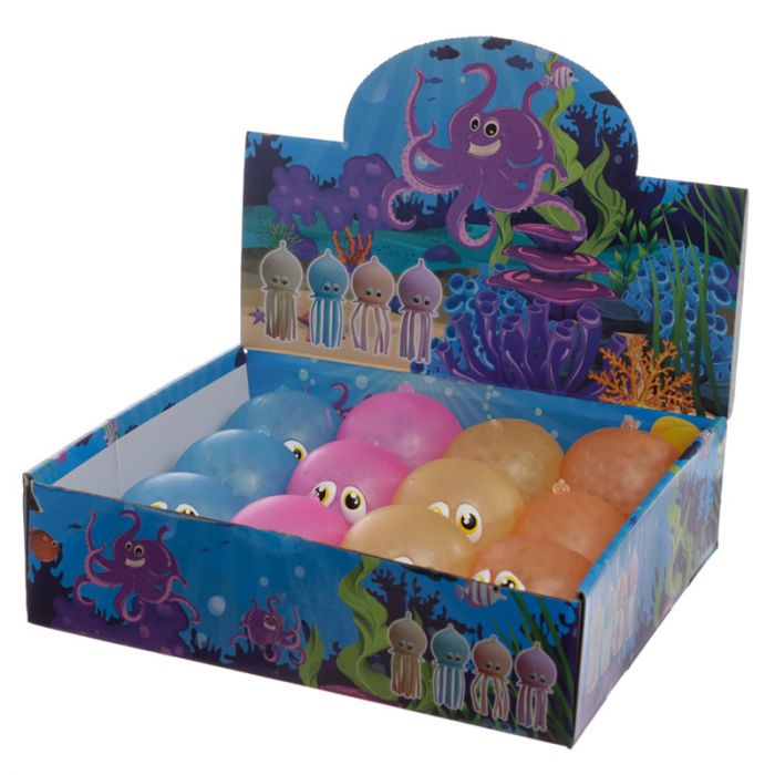 Squeezy Octopus Beads Toy