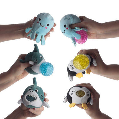 Queasy Squeezies Adoramals Jelly Plush Sealife