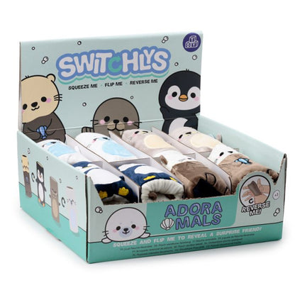 SwitchiMals Penguin/Otter Walrus/Seal Plush Water Snake Toy