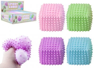 Pastel Spikey Cube Squishy