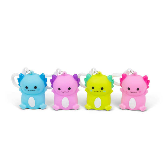 Light Up Axolotl Keychain