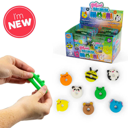 3 Pack Mini Mochi Donut Animals