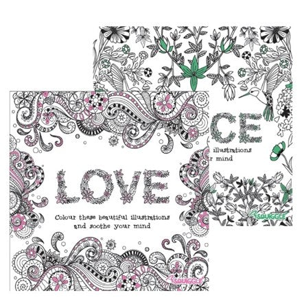 Peace And Love Colouring Books
