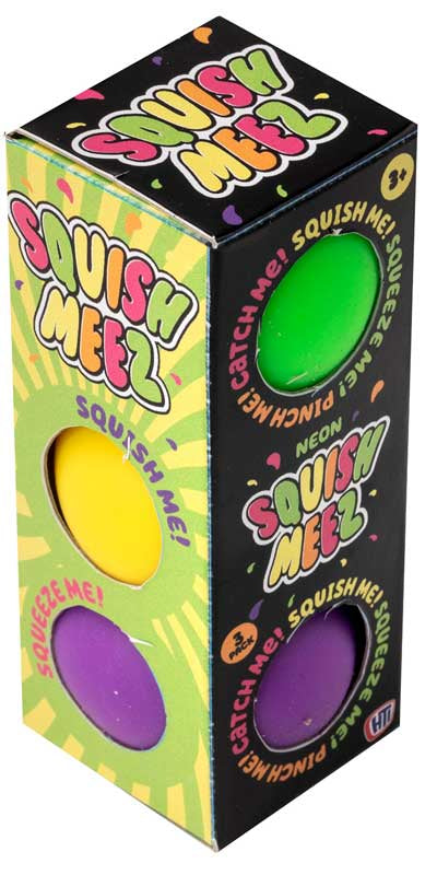 Squish Meez Neon Balls 3 Pack