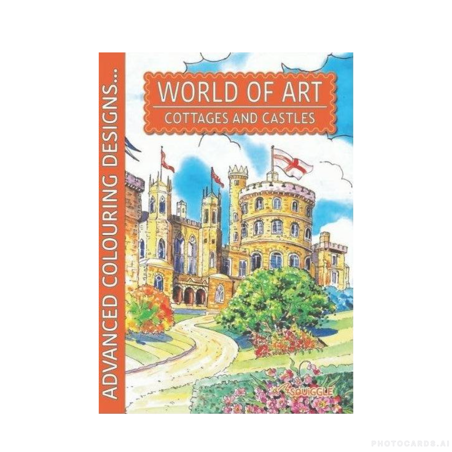 World Of Art Cottages And Castles Colouring Book