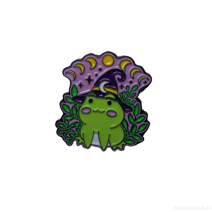 Frog Moon Pin Badge