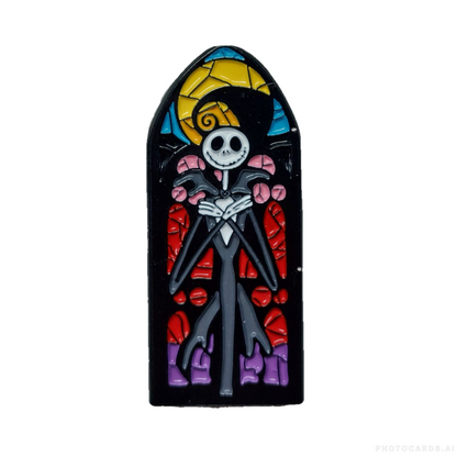 Stained Glass Jack Enamel Pin Badge