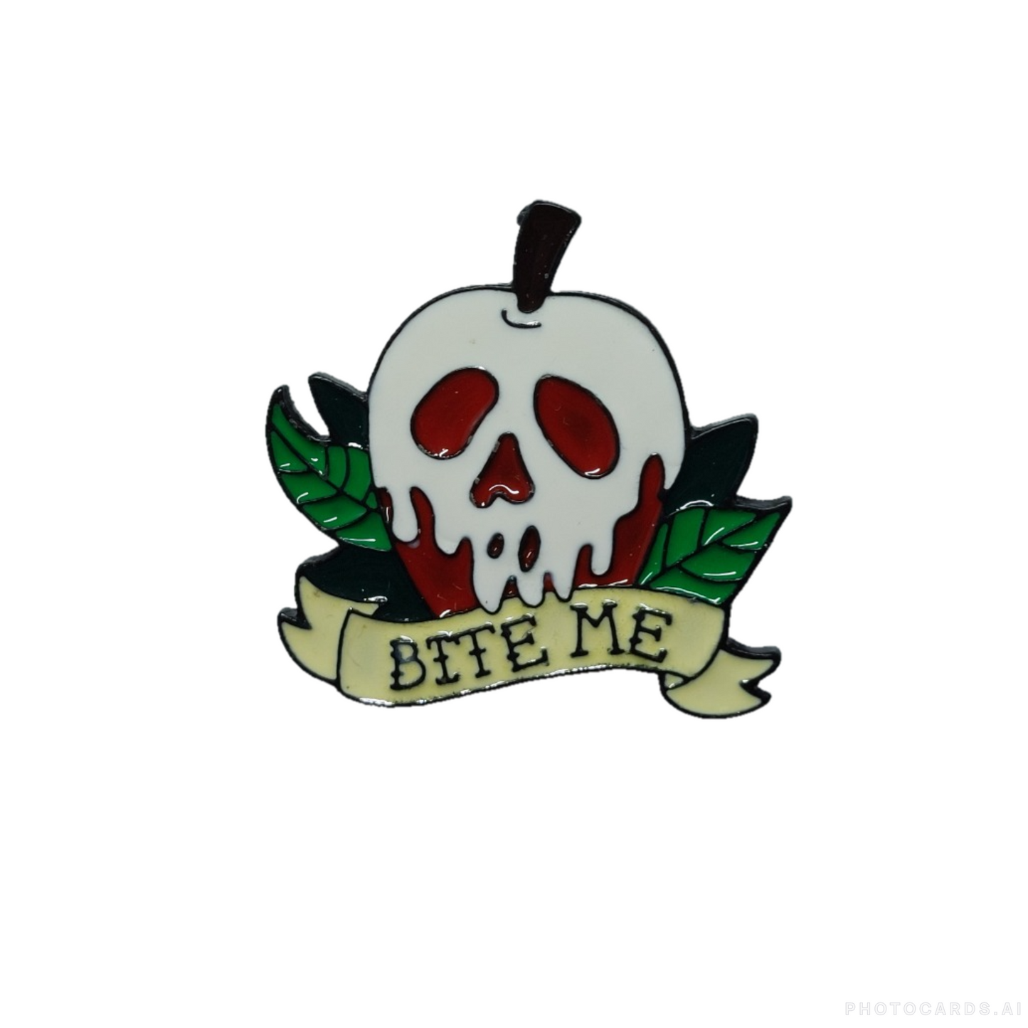 Bite Me Enamel Pin Bade