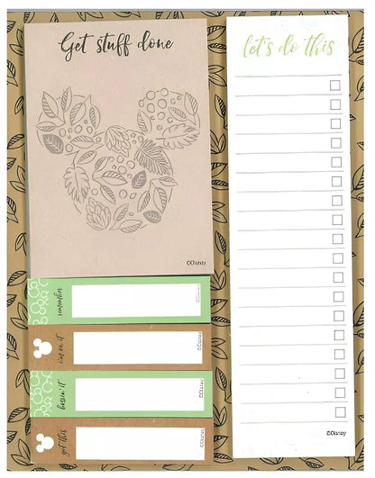 Disney Kraft Floral Desk Planner