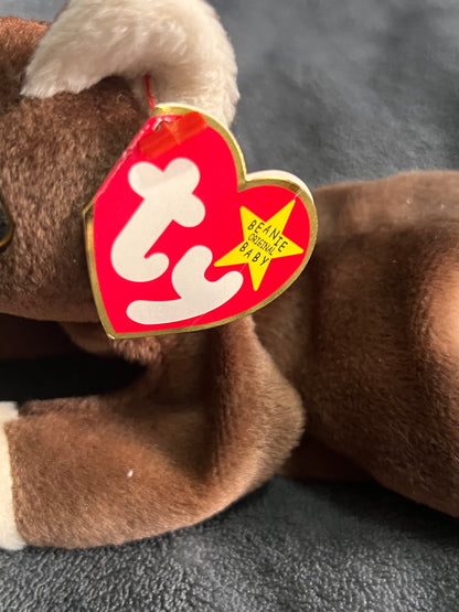 Ty Beanie Baby Pounce The Cat Vintage ( Pre Loved )