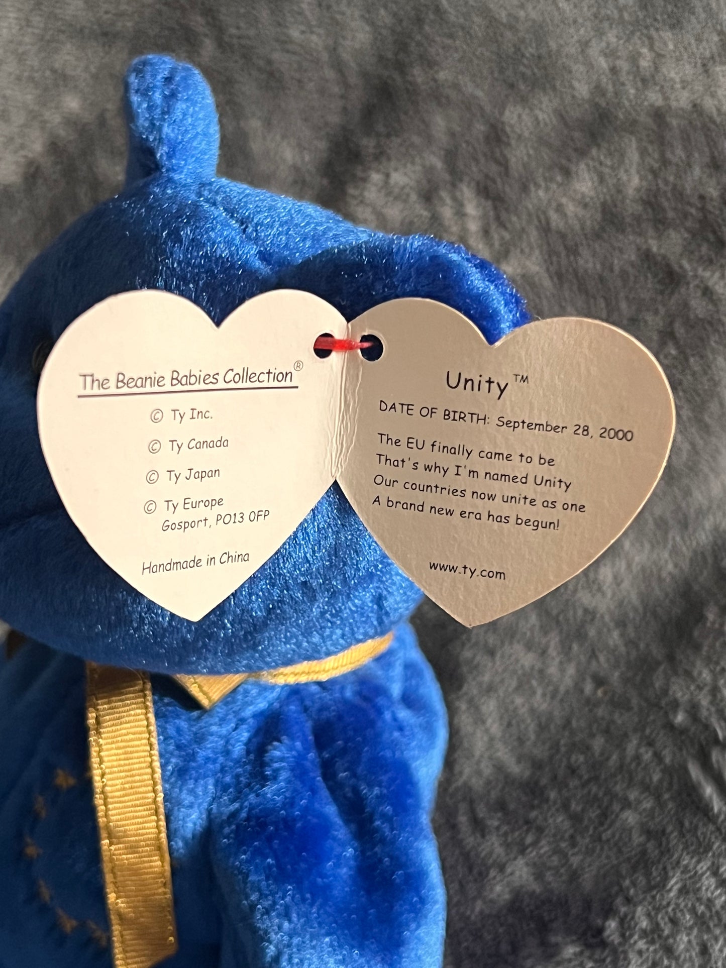 Ty Beanie Baby Unity Vintage ( Pre Loved )